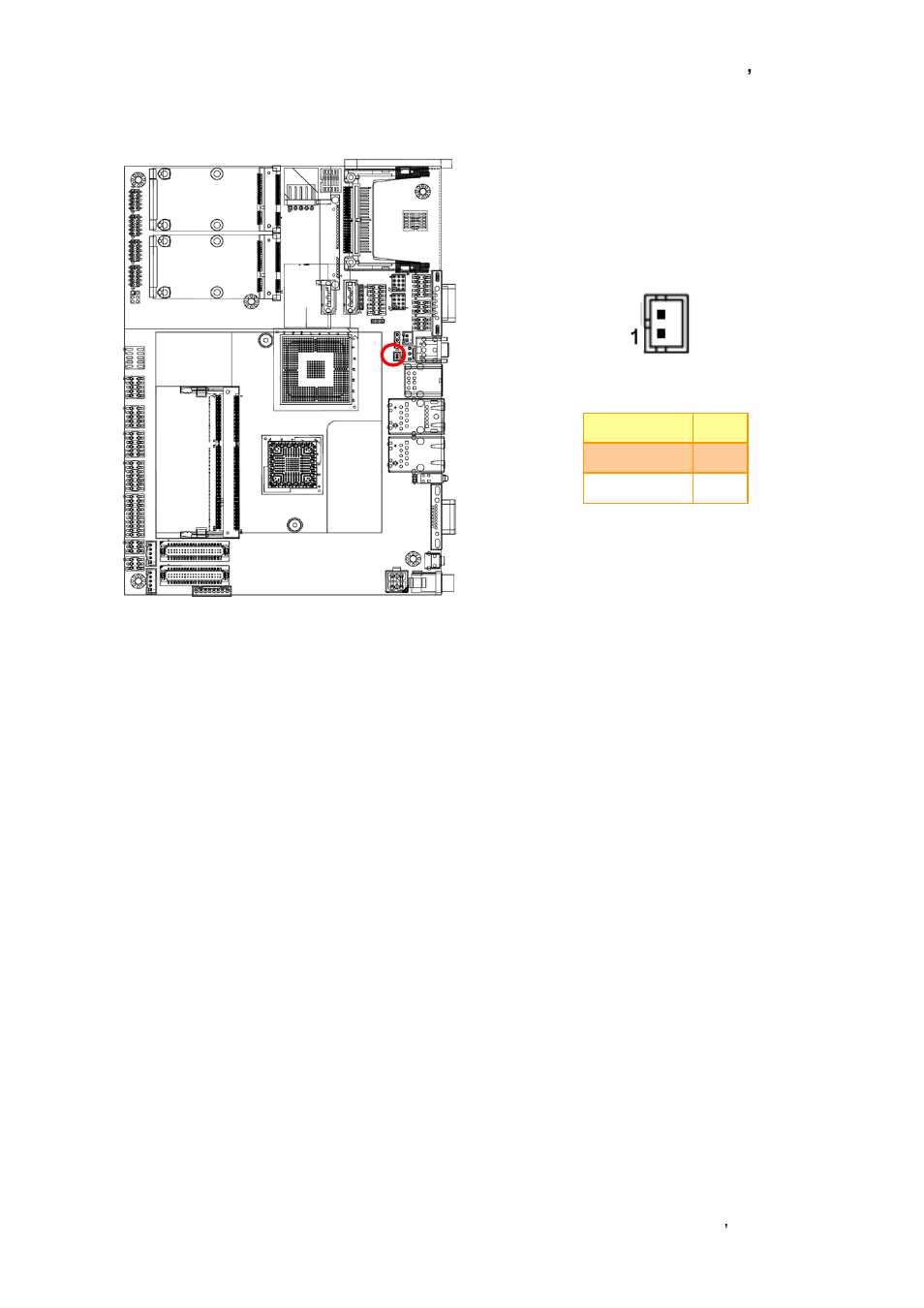 Battery connector (bat) | Avalue EBM-PNV User Manual | Page 25 / 79