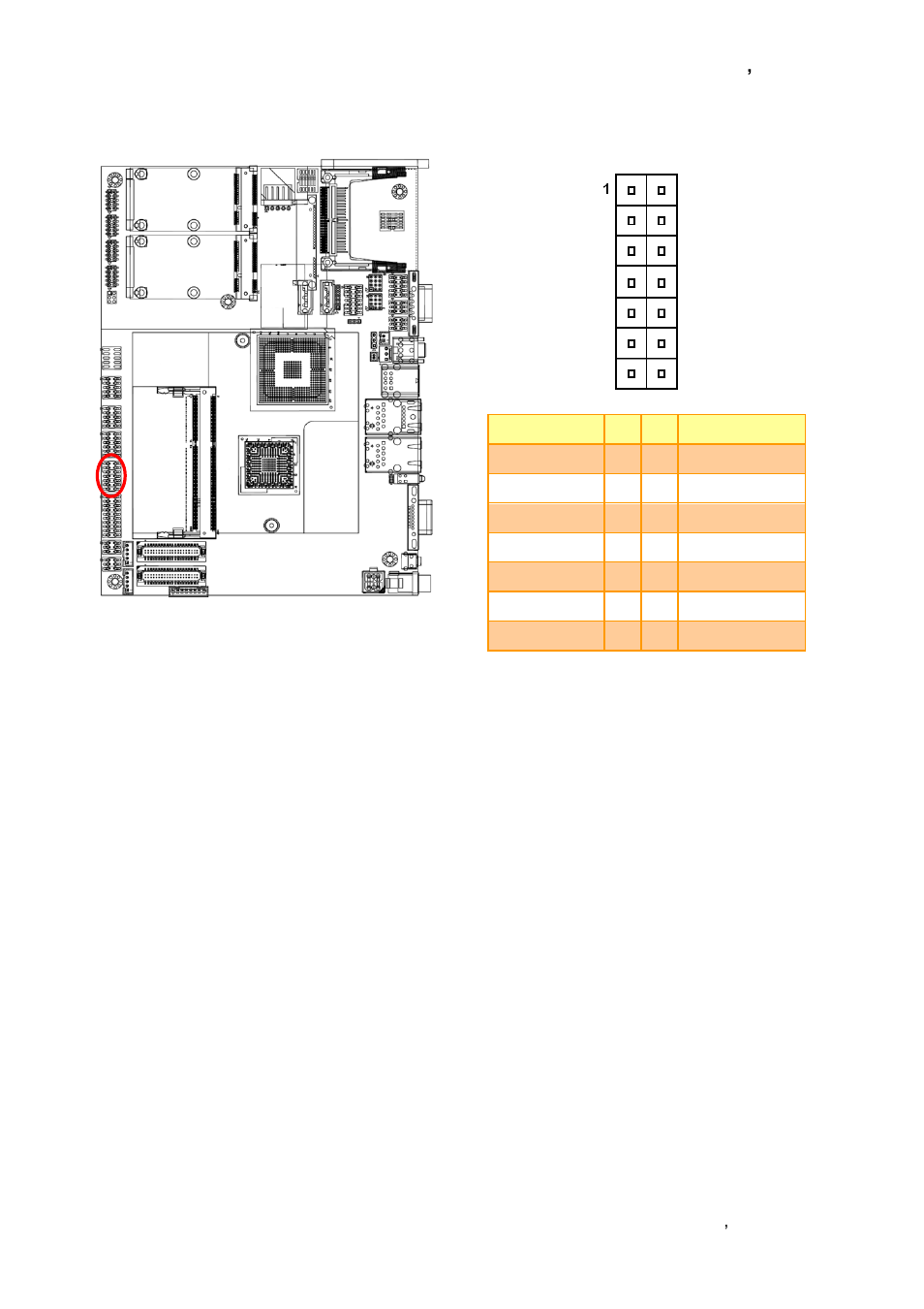 Led indicator connector (jled) | Avalue EBM-PNV User Manual | Page 35 / 79