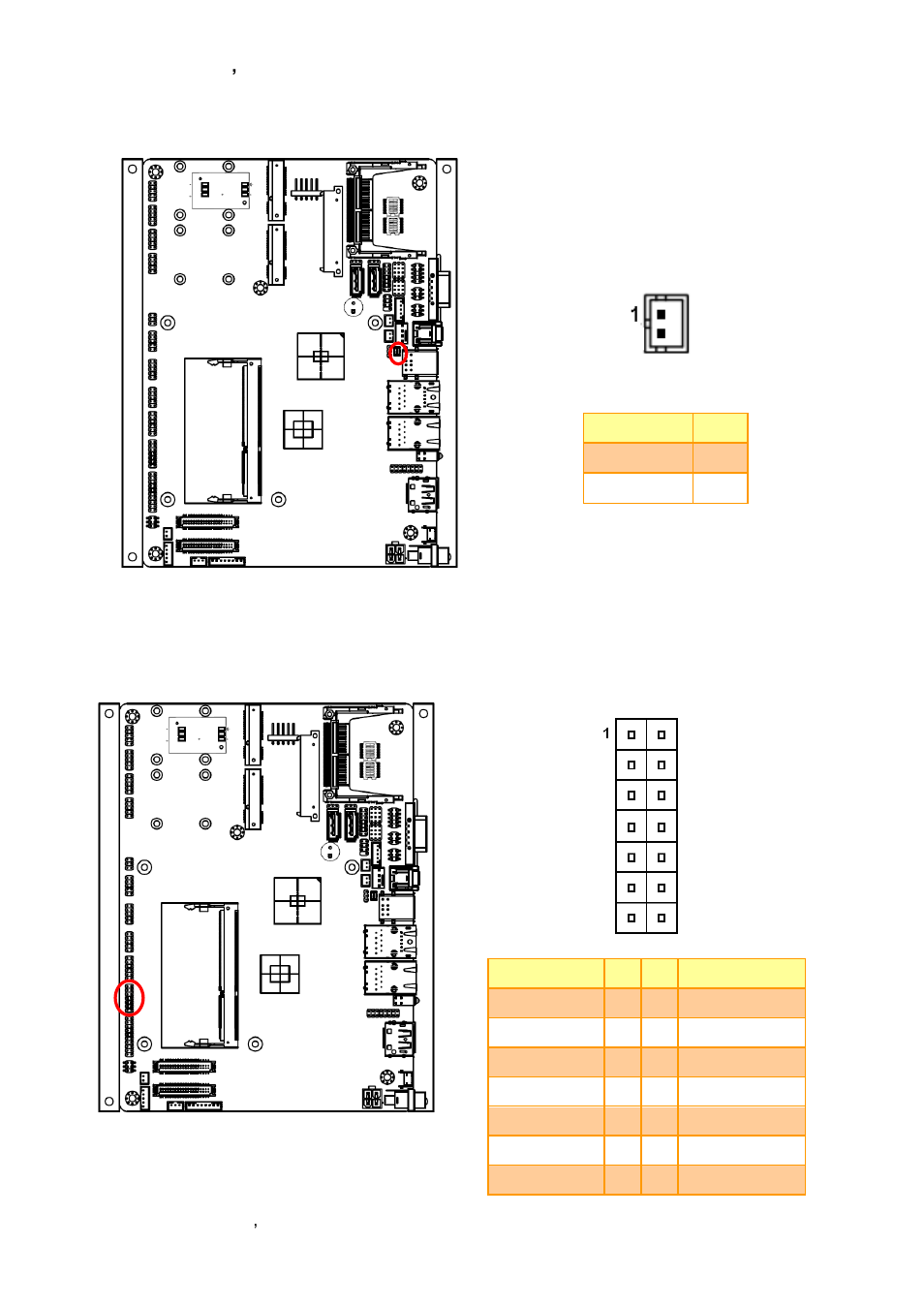 Battery connector (bat-wb), Led indicator connector (jled) | Avalue EBM-A50M User Manual | Page 26 / 79