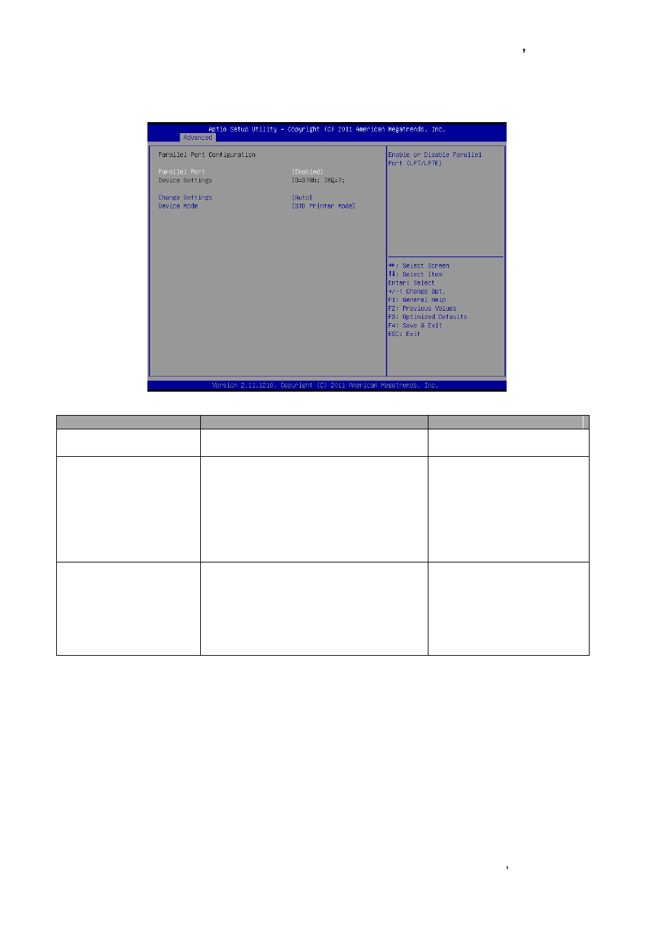 3 parallel port configuration | Avalue EBM-A50M User Manual | Page 59 / 79