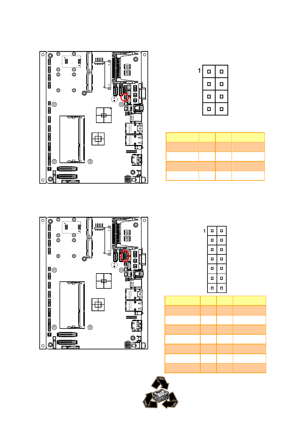 Spi connector (jspi), Low pin count interface connector (jlpc) | Avalue EBM-A50M User Manual | Page 24 / 24