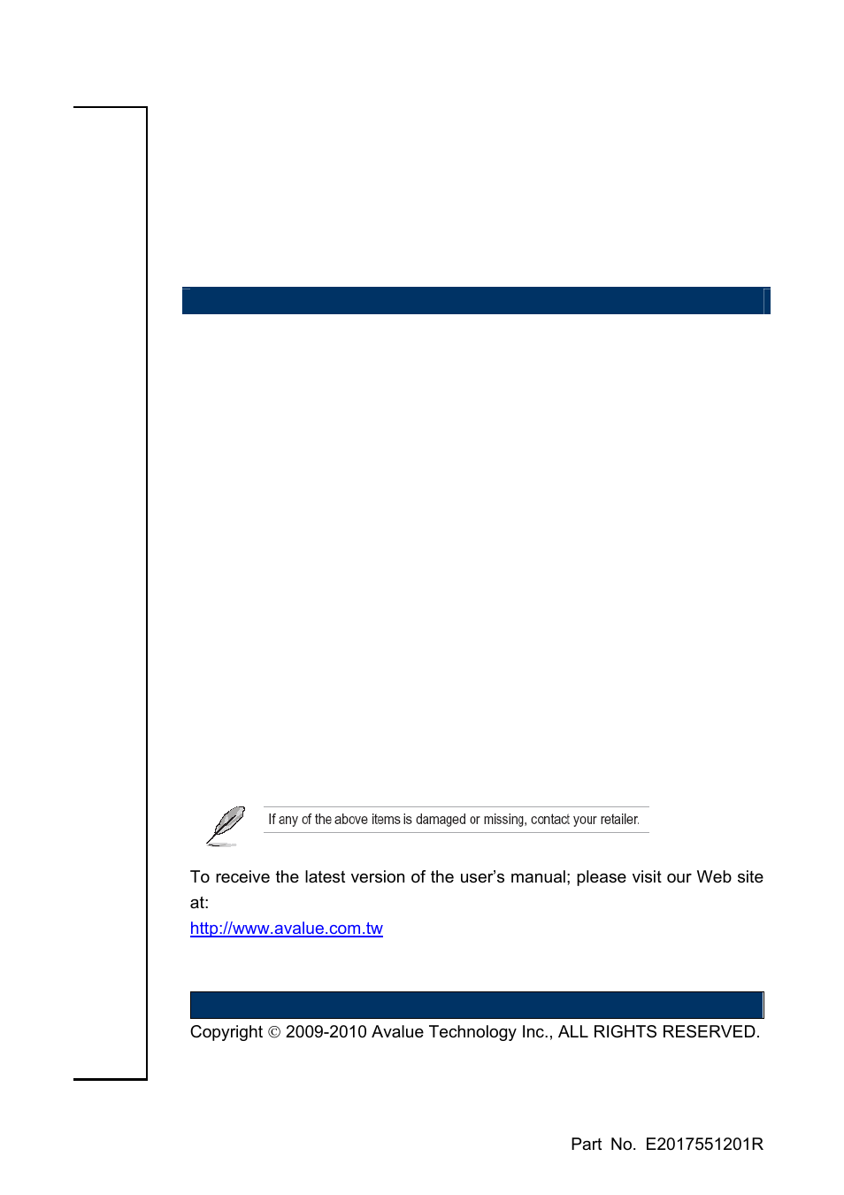 Avalue EBM-LX800 User Manual | 24 pages