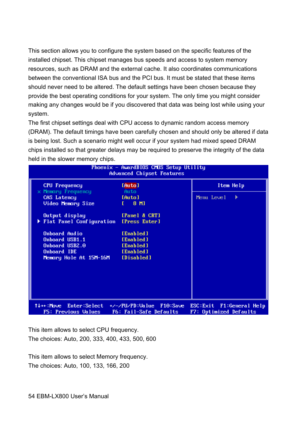 Avalue EBM-LX800 User Manual | Page 54 / 106