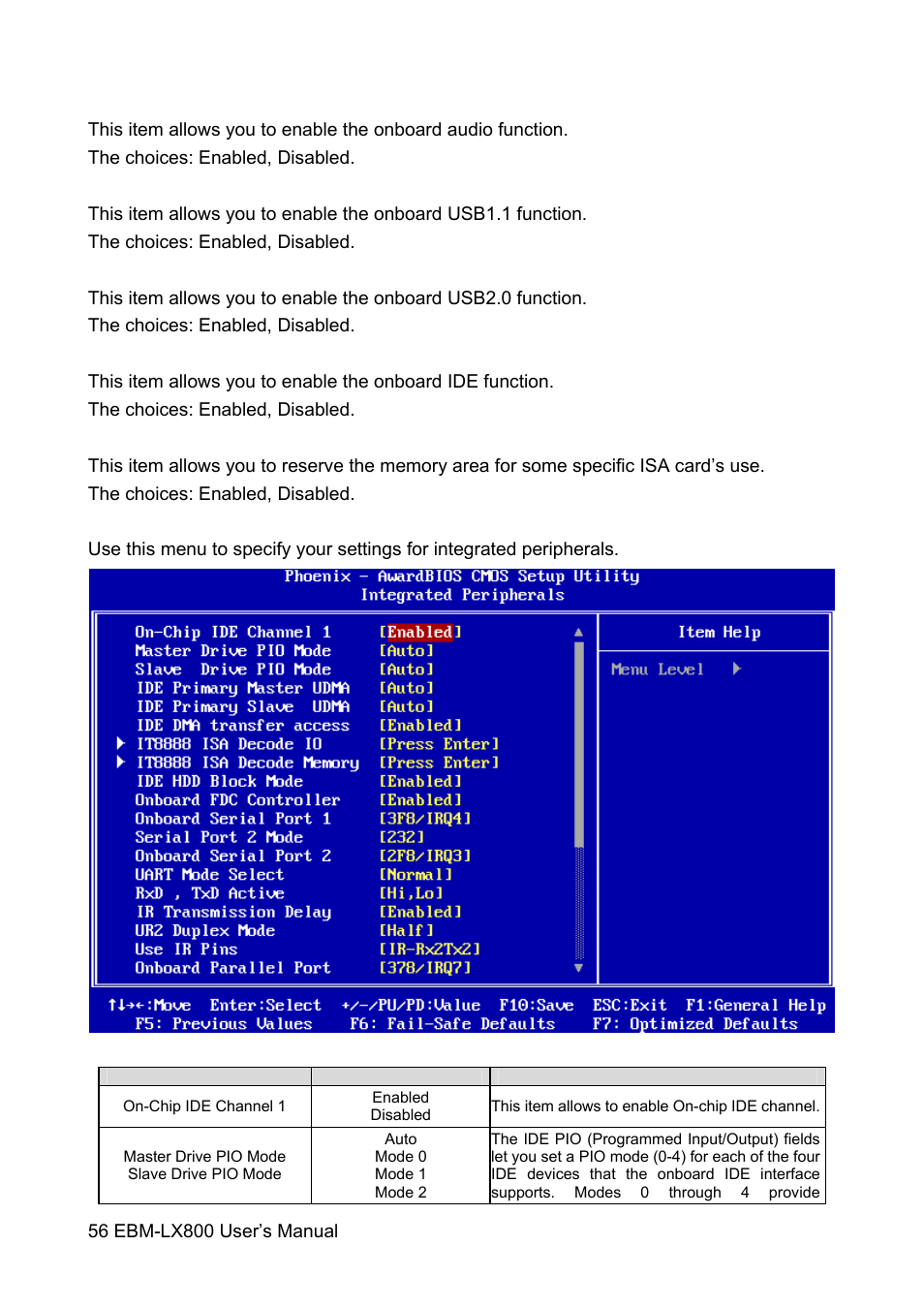 Avalue EBM-LX800 User Manual | Page 56 / 106