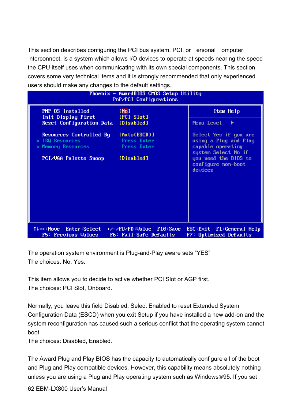 Avalue EBM-LX800 User Manual | Page 62 / 106