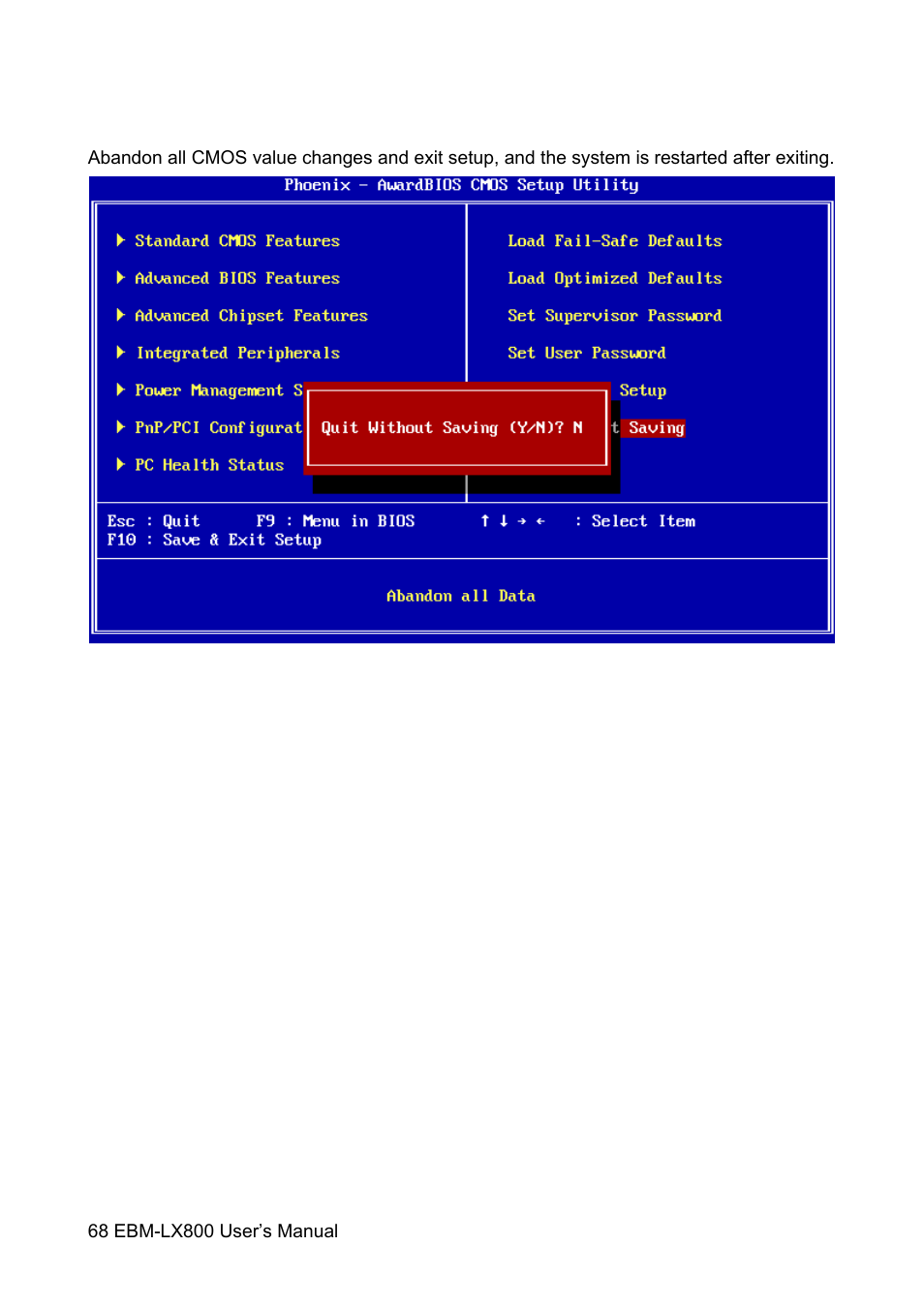 Avalue EBM-LX800 User Manual | Page 68 / 106