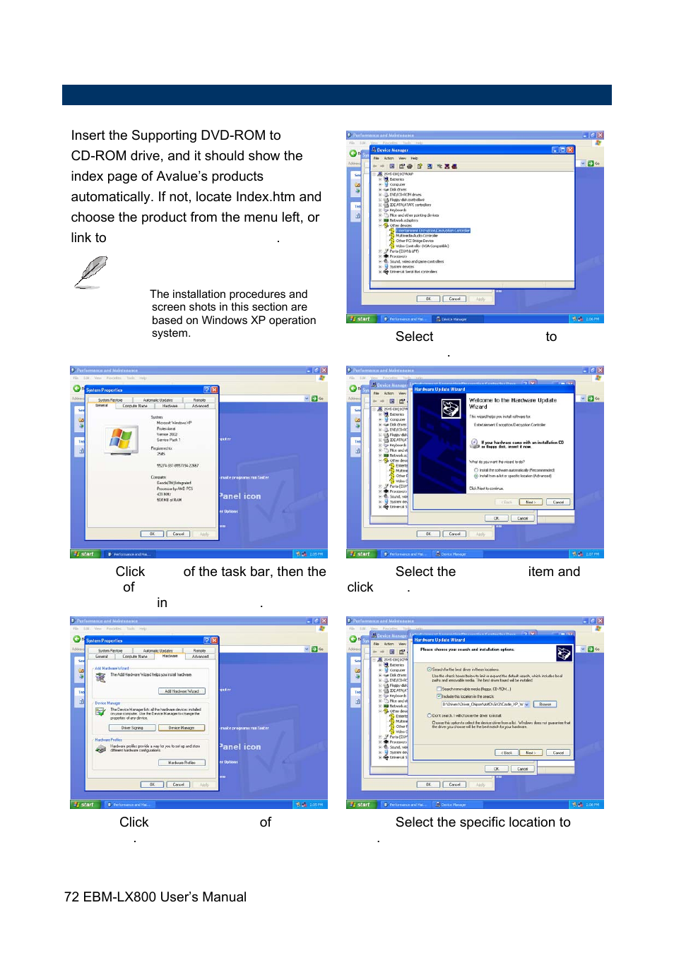 Avalue EBM-LX800 User Manual | Page 72 / 106