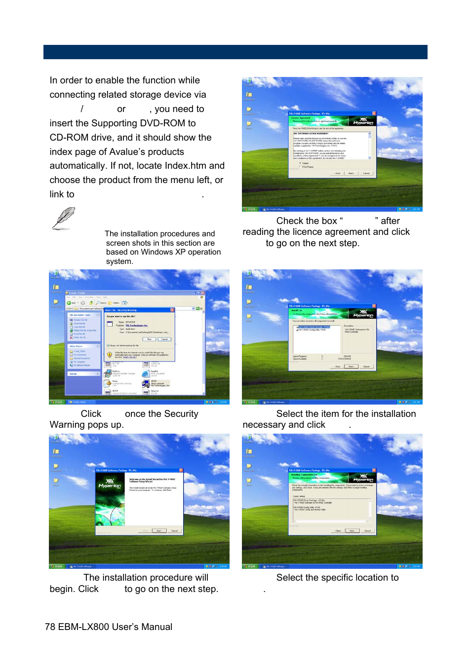Avalue EBM-LX800 User Manual | Page 78 / 106