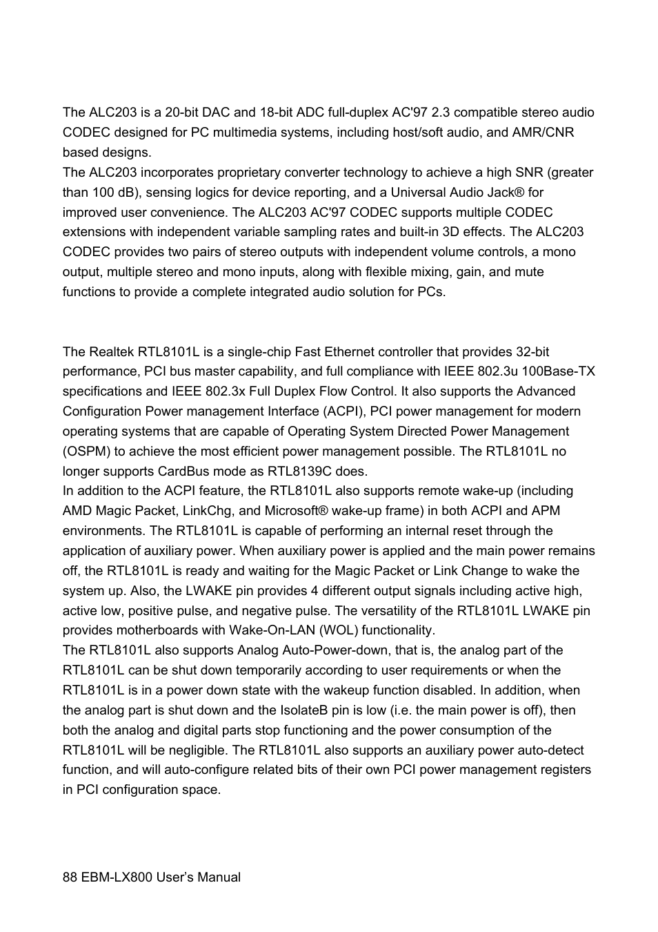 Avalue EBM-LX800 User Manual | Page 88 / 106