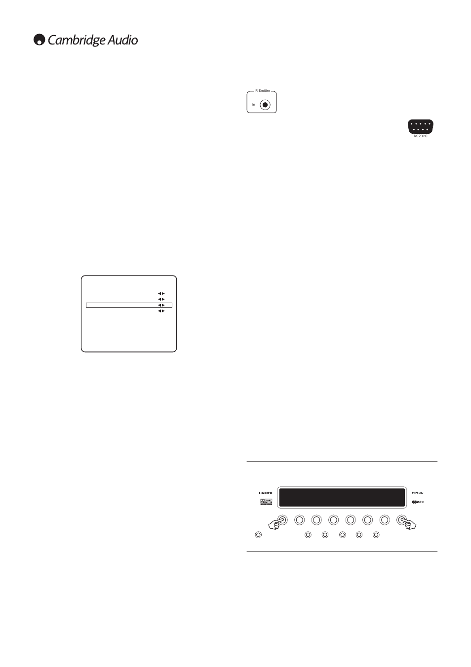 Osd setup, Advanced bass management continued, Custom installation (c.i.) use | Cambridge Audio Azur 540R V3 User Manual | Page 22 / 24