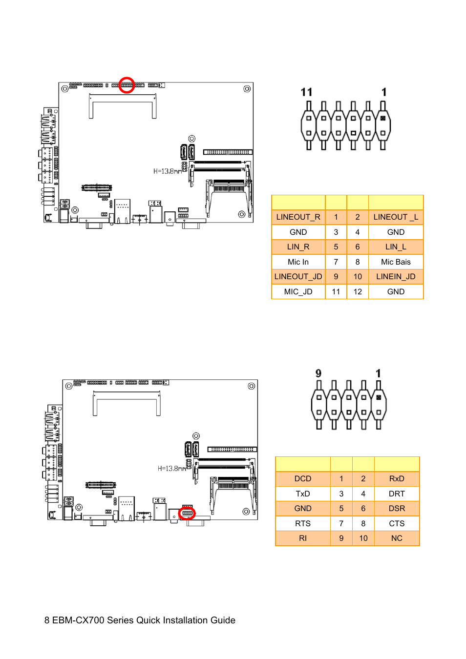 Avalue EBM-CX700 User Manual | Page 8 / 16
