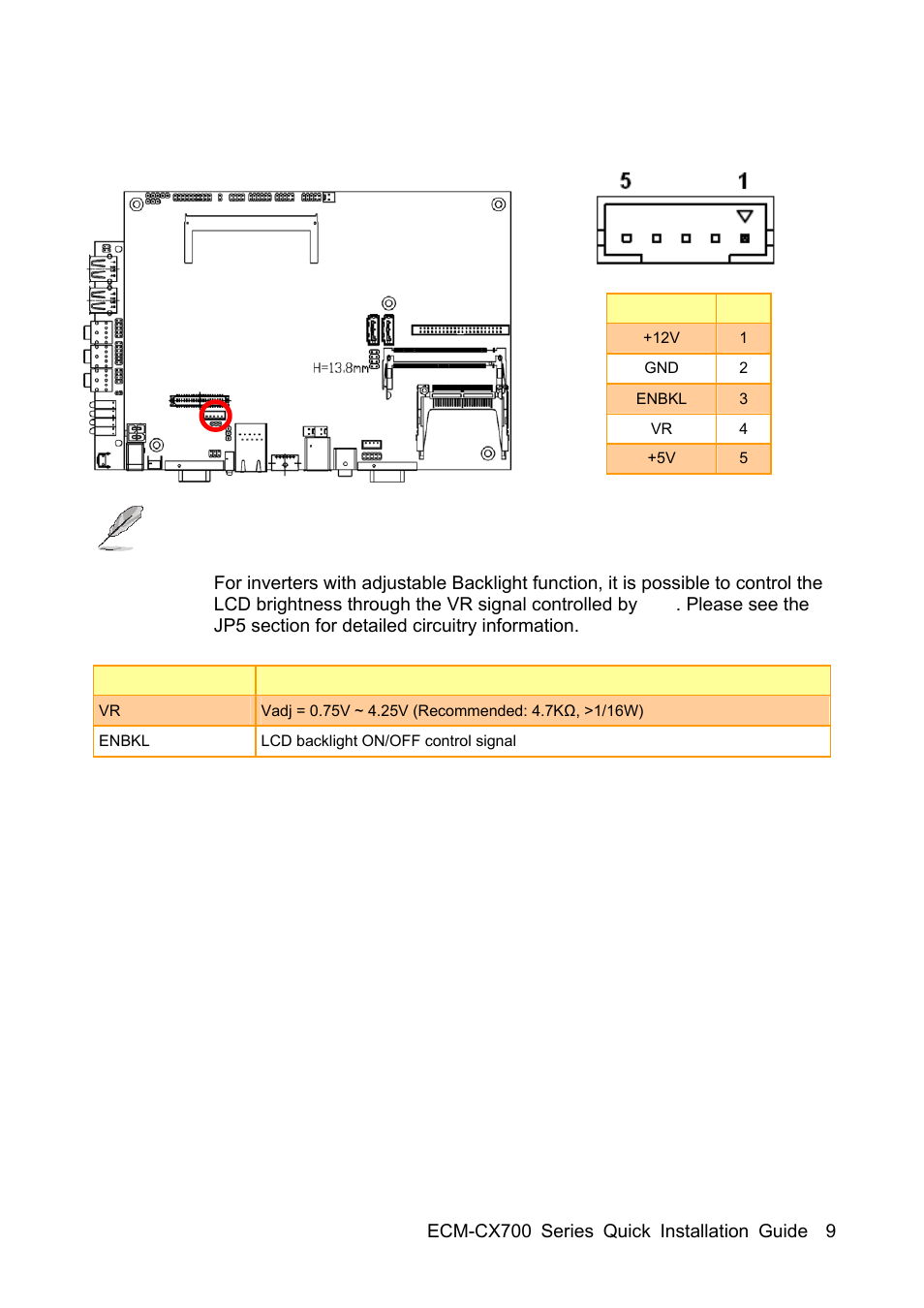 Avalue EBM-CX700 User Manual | Page 9 / 16