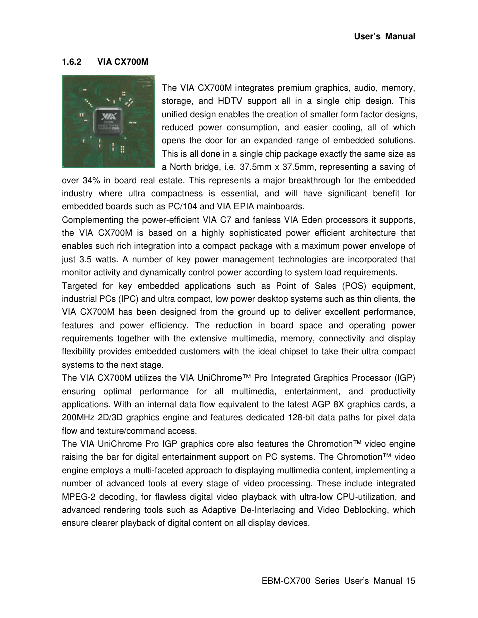 Avalue EBM-CX700 User Manual | Page 15 / 99