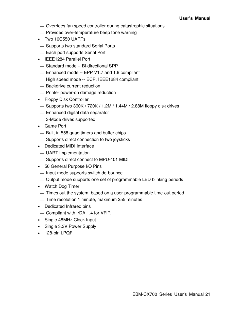Avalue EBM-CX700 User Manual | Page 21 / 99