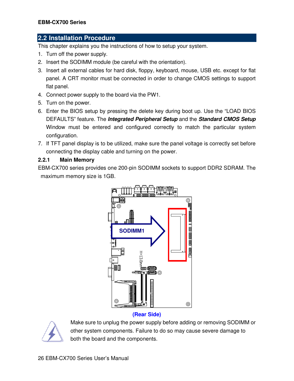 Avalue EBM-CX700 User Manual | Page 26 / 99