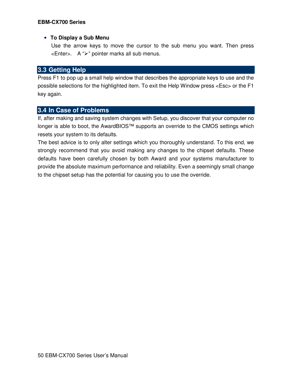 Avalue EBM-CX700 User Manual | Page 50 / 99