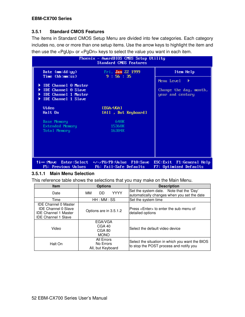 Avalue EBM-CX700 User Manual | Page 52 / 99