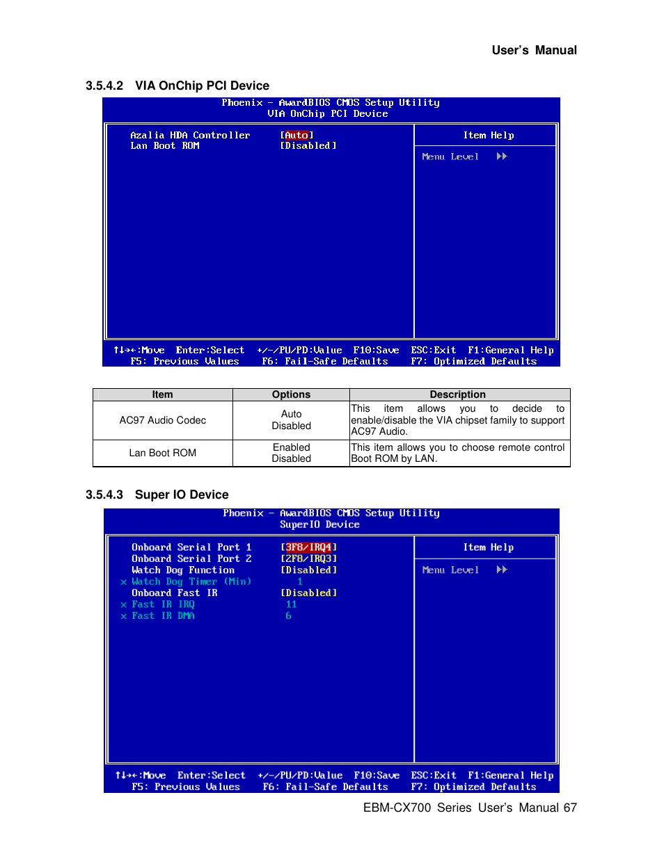 Avalue EBM-CX700 User Manual | Page 67 / 99