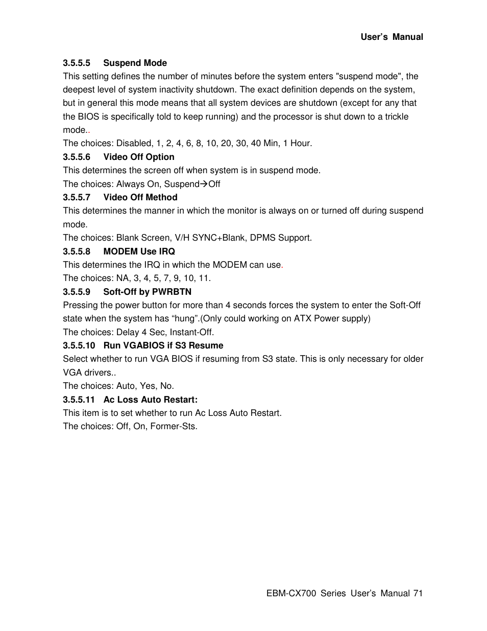 Avalue EBM-CX700 User Manual | Page 71 / 99