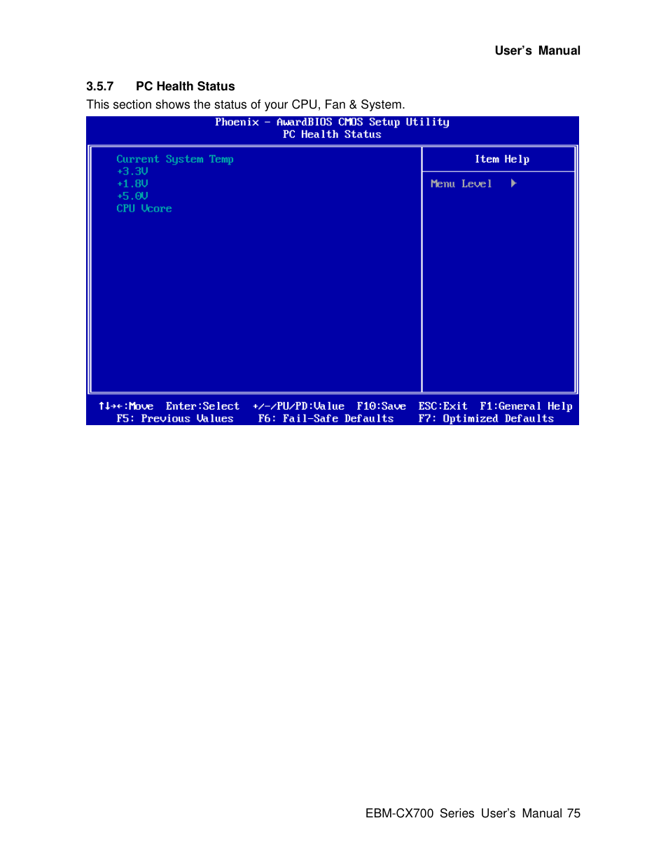 Avalue EBM-CX700 User Manual | Page 75 / 99