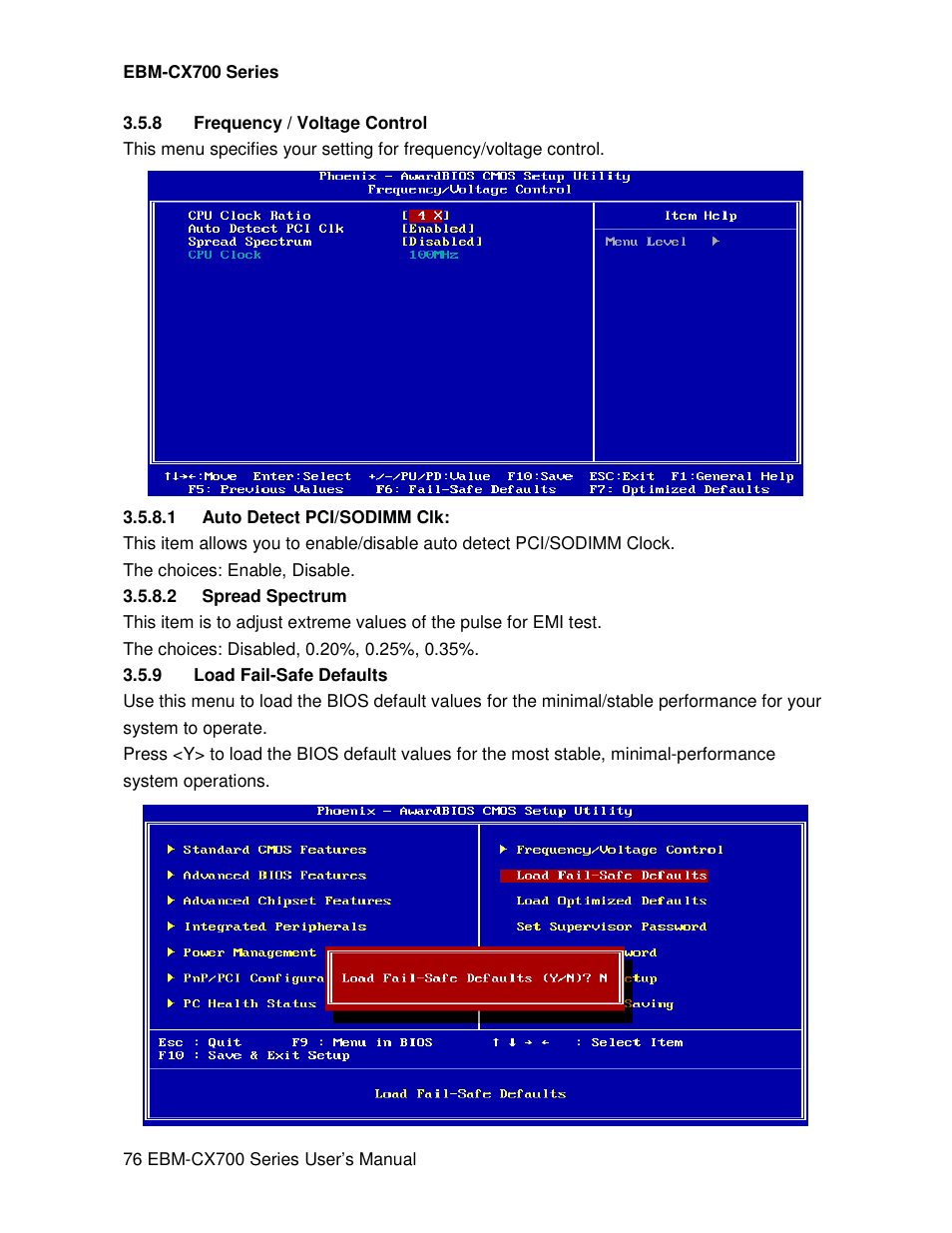 Avalue EBM-CX700 User Manual | Page 76 / 99