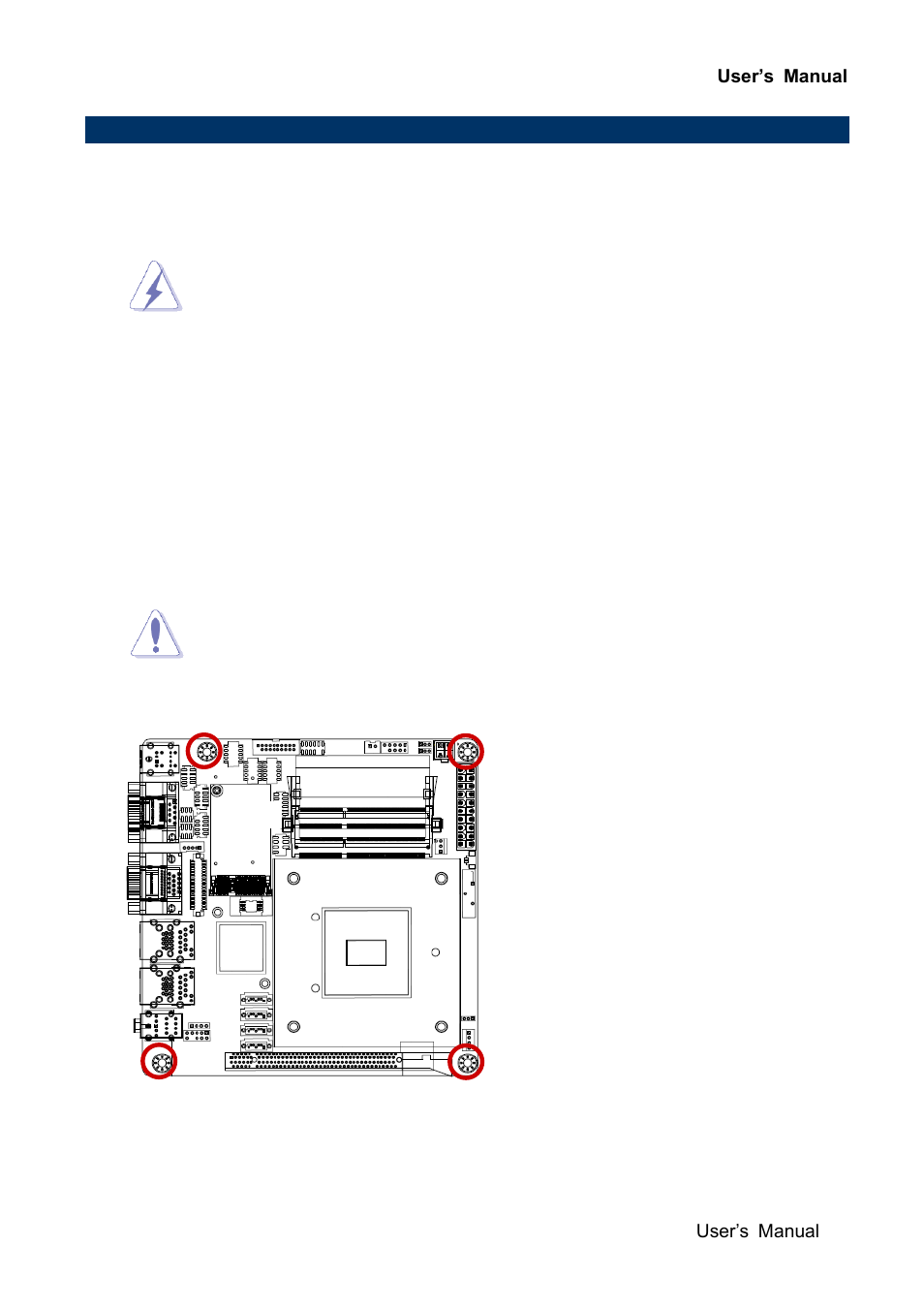 Motherboard overview, 1 placement direction, 2 screw holes | Avalue EMX-Q87R User Manual | Page 15 / 77