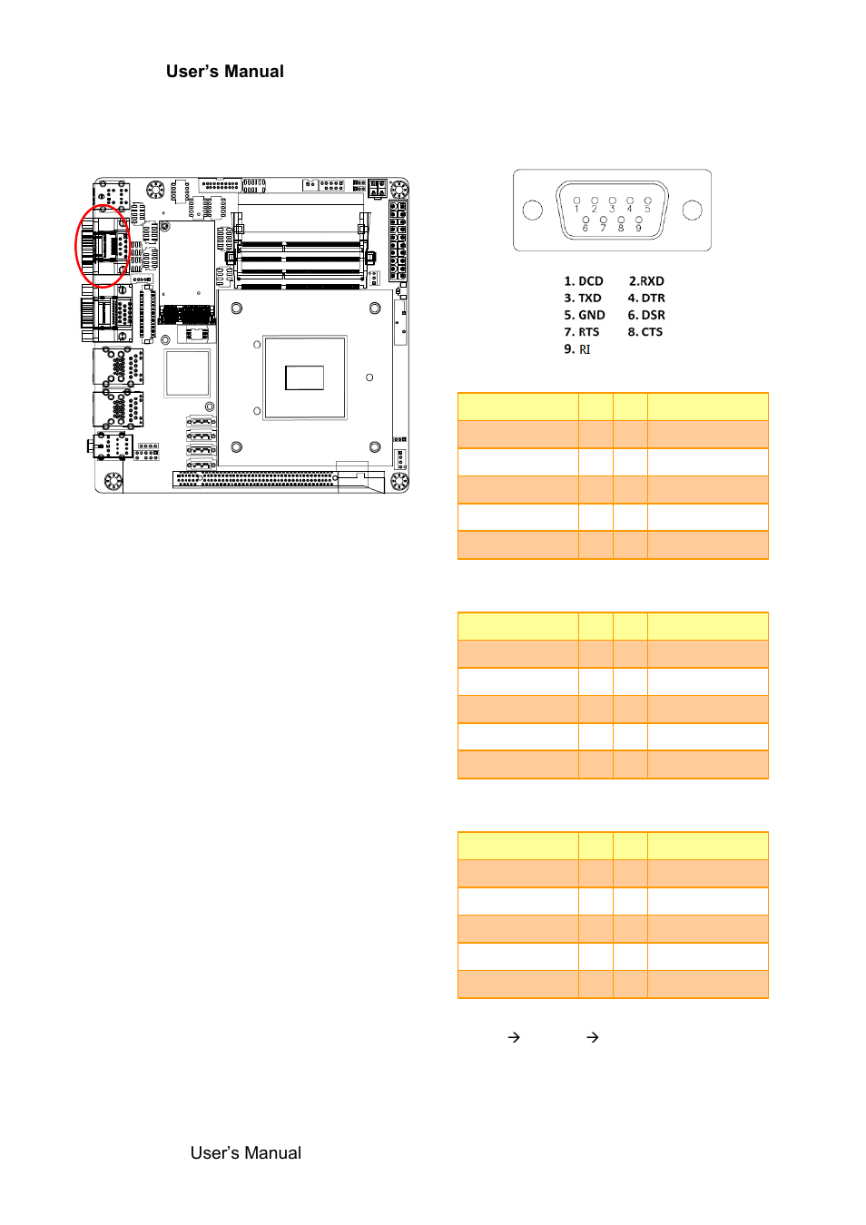 9 serial port 1 connector (com1) | Avalue EMX-Q87R User Manual | Page 34 / 77