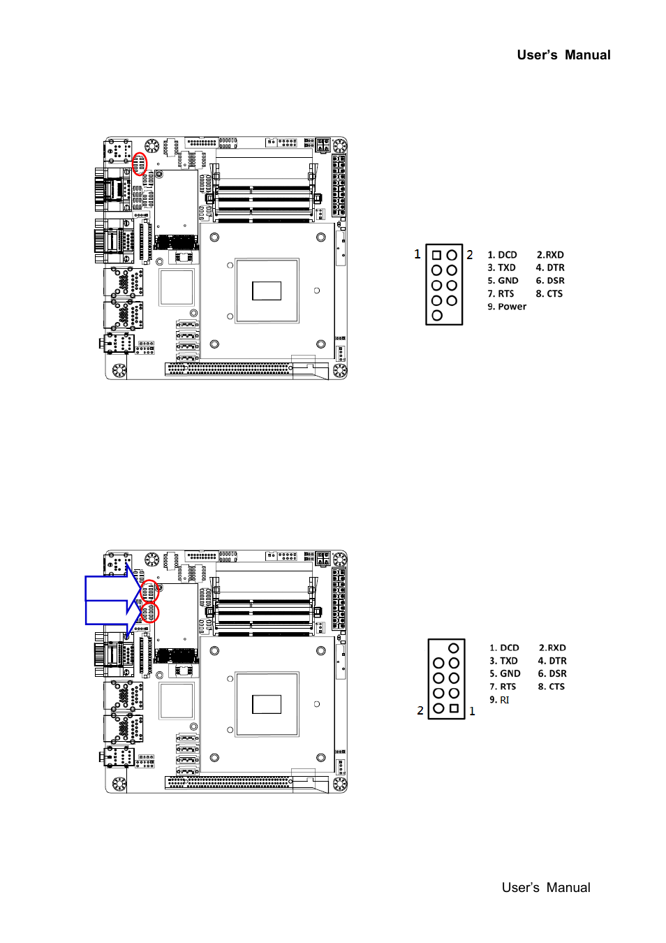 10 serial port 2 connector (com2), 11 serial port 3~4 connectors (com3~4) | Avalue EMX-Q87R User Manual | Page 35 / 77