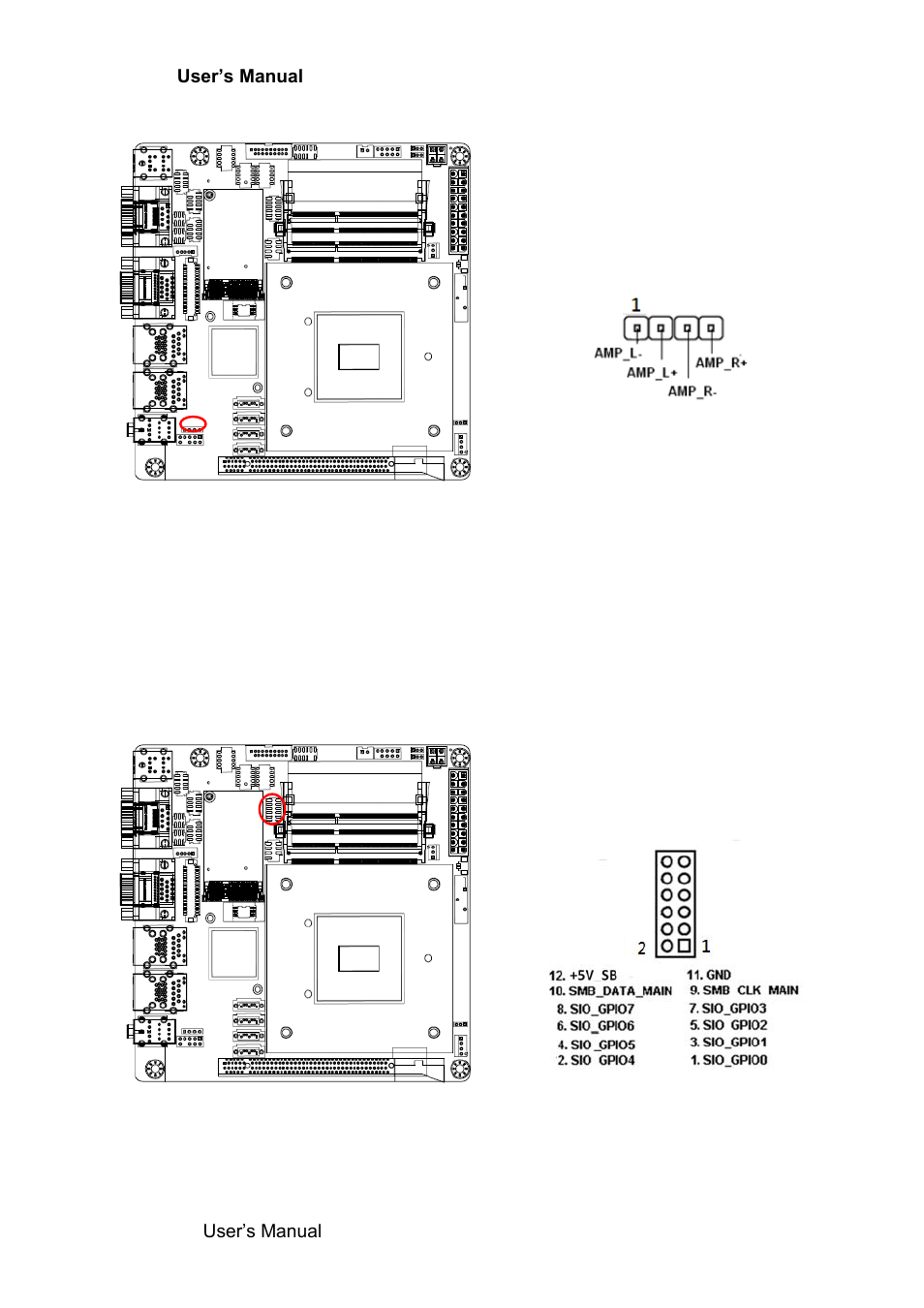 20 amplifier connector (jamp1), 21 digital i/o connector (jdio1) | Avalue EMX-Q87R User Manual | Page 40 / 77