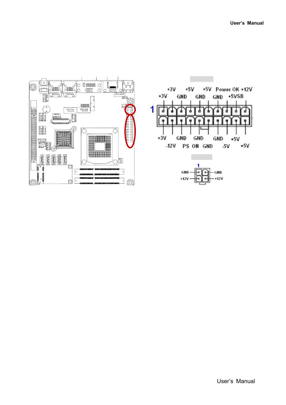 Atx power connectors (atxpwr, atx12v1), 8 atx power connectors (atxpwr, atx12v1) | Avalue EMX-QM77 User Manual | Page 41 / 86