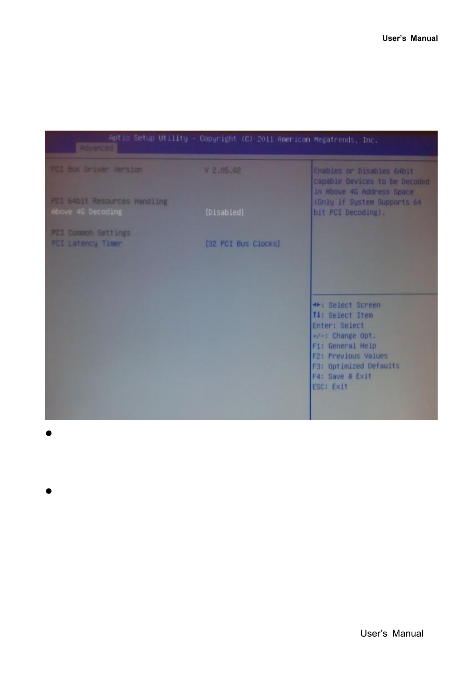 Pci subsystem setting | Avalue EMX-QM77 User Manual | Page 55 / 86