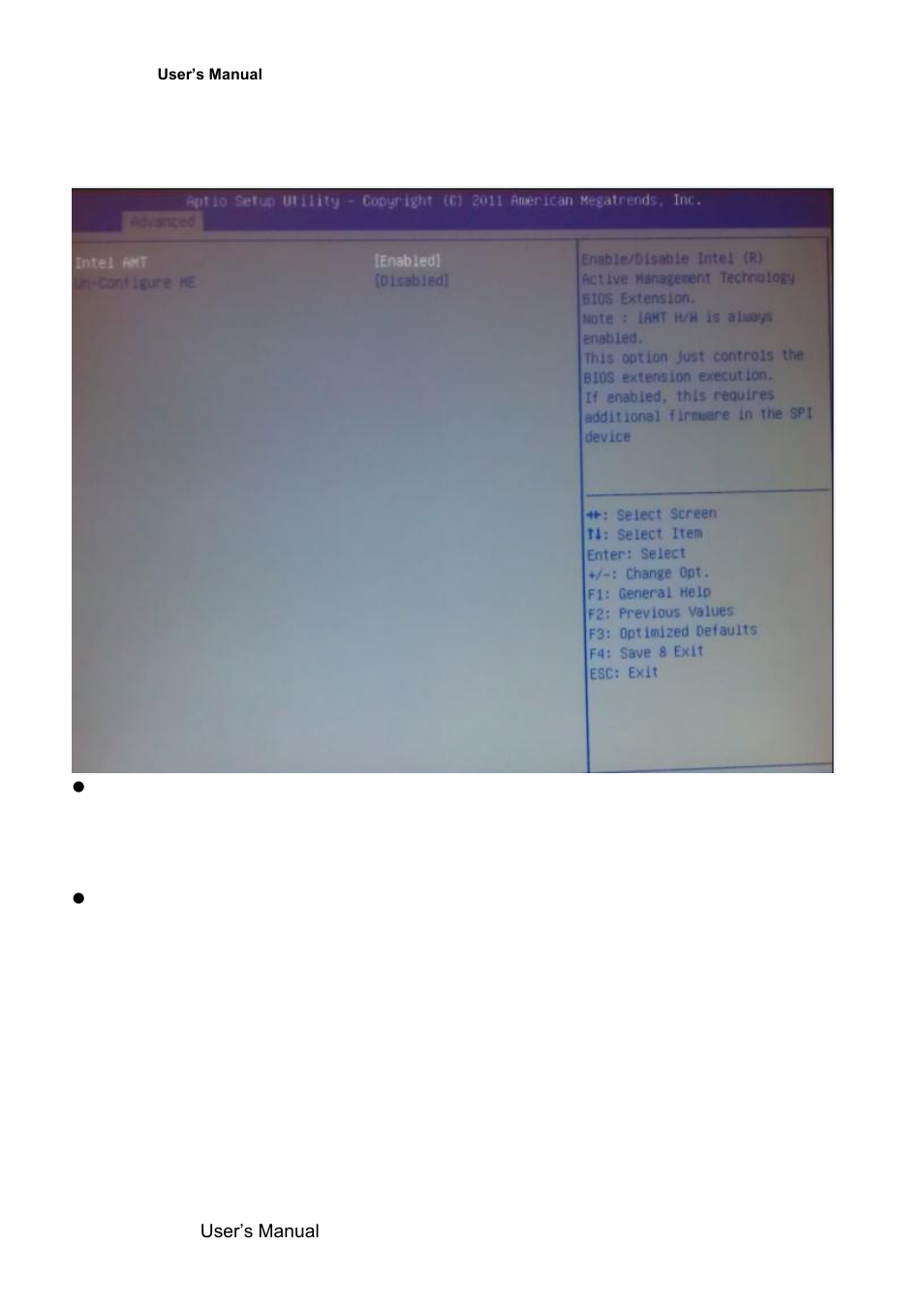 Amt configuration | Avalue EMX-QM77 User Manual | Page 62 / 86