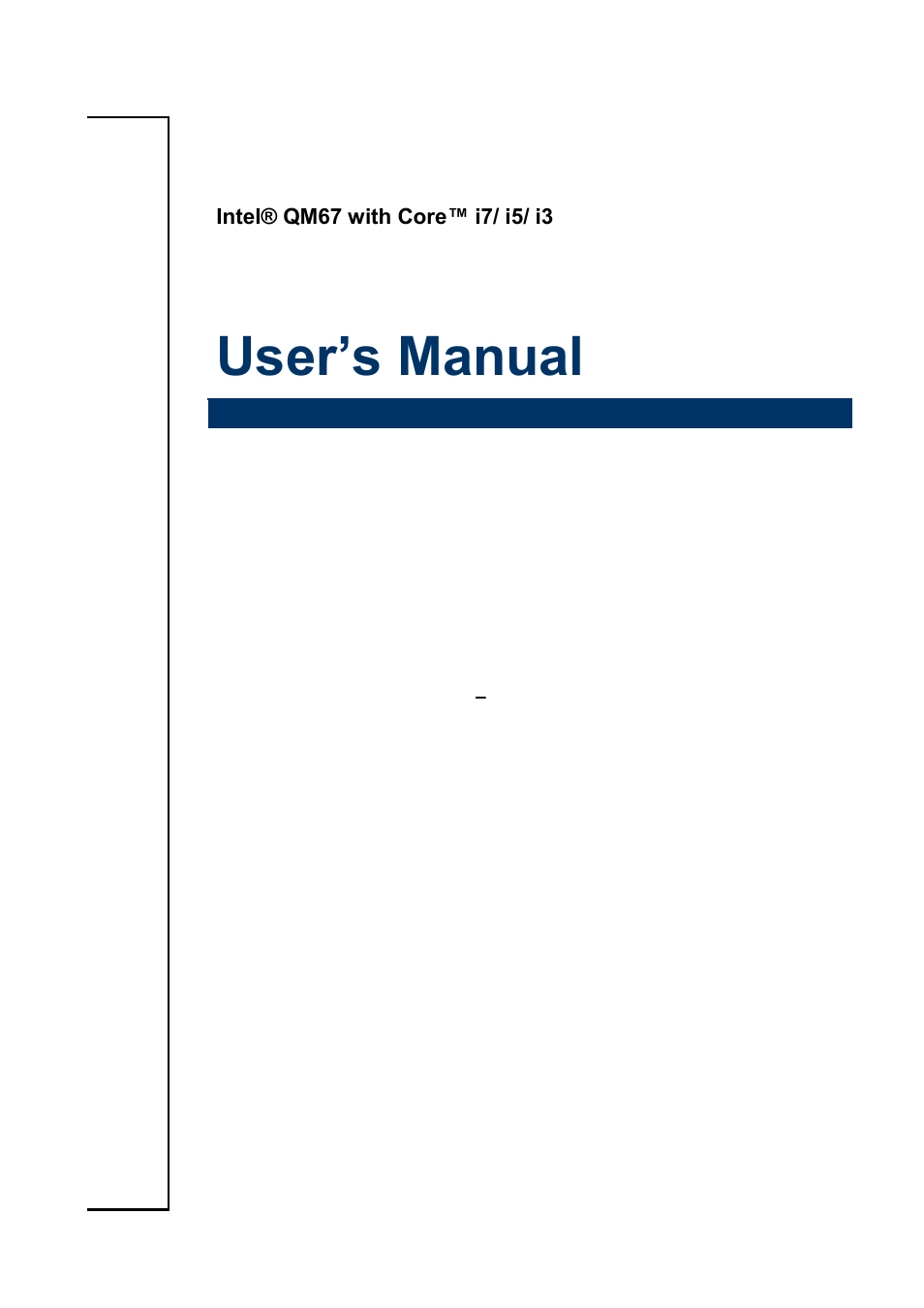 Avalue EMX-QM67 User Manual | 102 pages