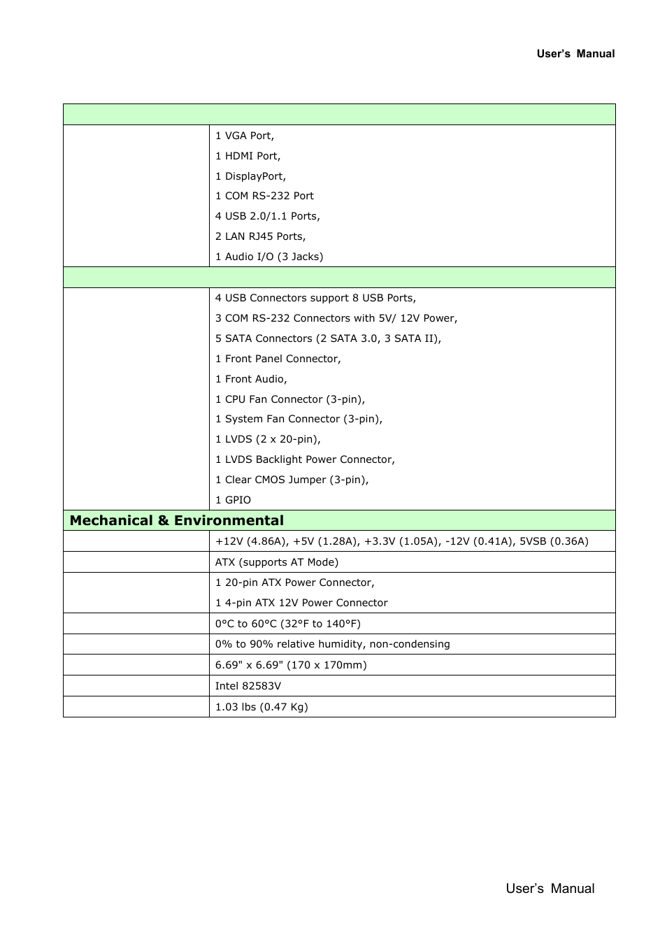 Avalue EMX-QM67 User Manual | Page 13 / 102