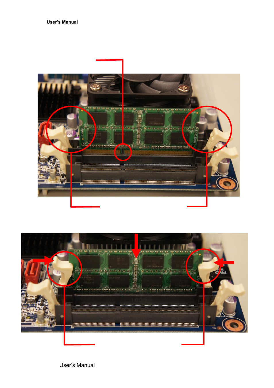 Locked retaining clip | Avalue EMX-QM67 User Manual | Page 30 / 102