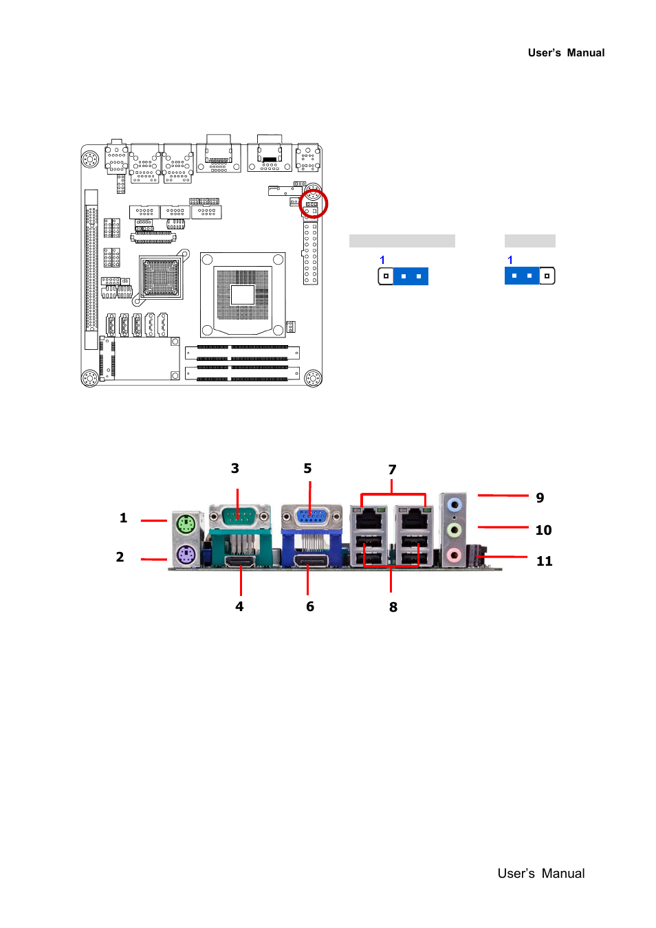 At/atx power mode select (pson1), Rear panel connectors | Avalue EMX-QM67 User Manual | Page 37 / 102