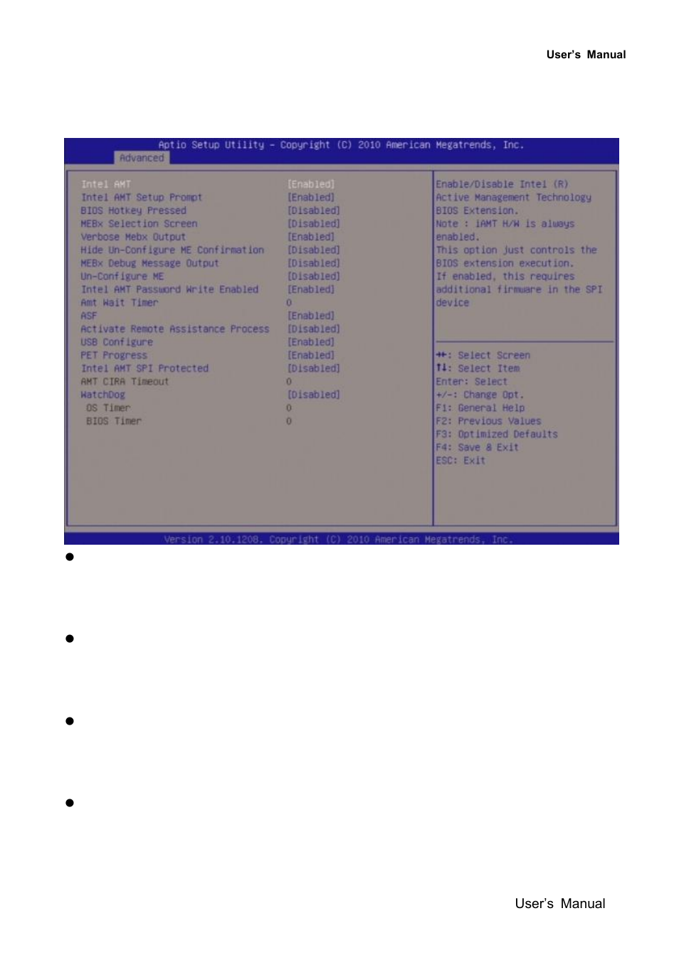 Amt configuration | Avalue EMX-QM67 User Manual | Page 65 / 102