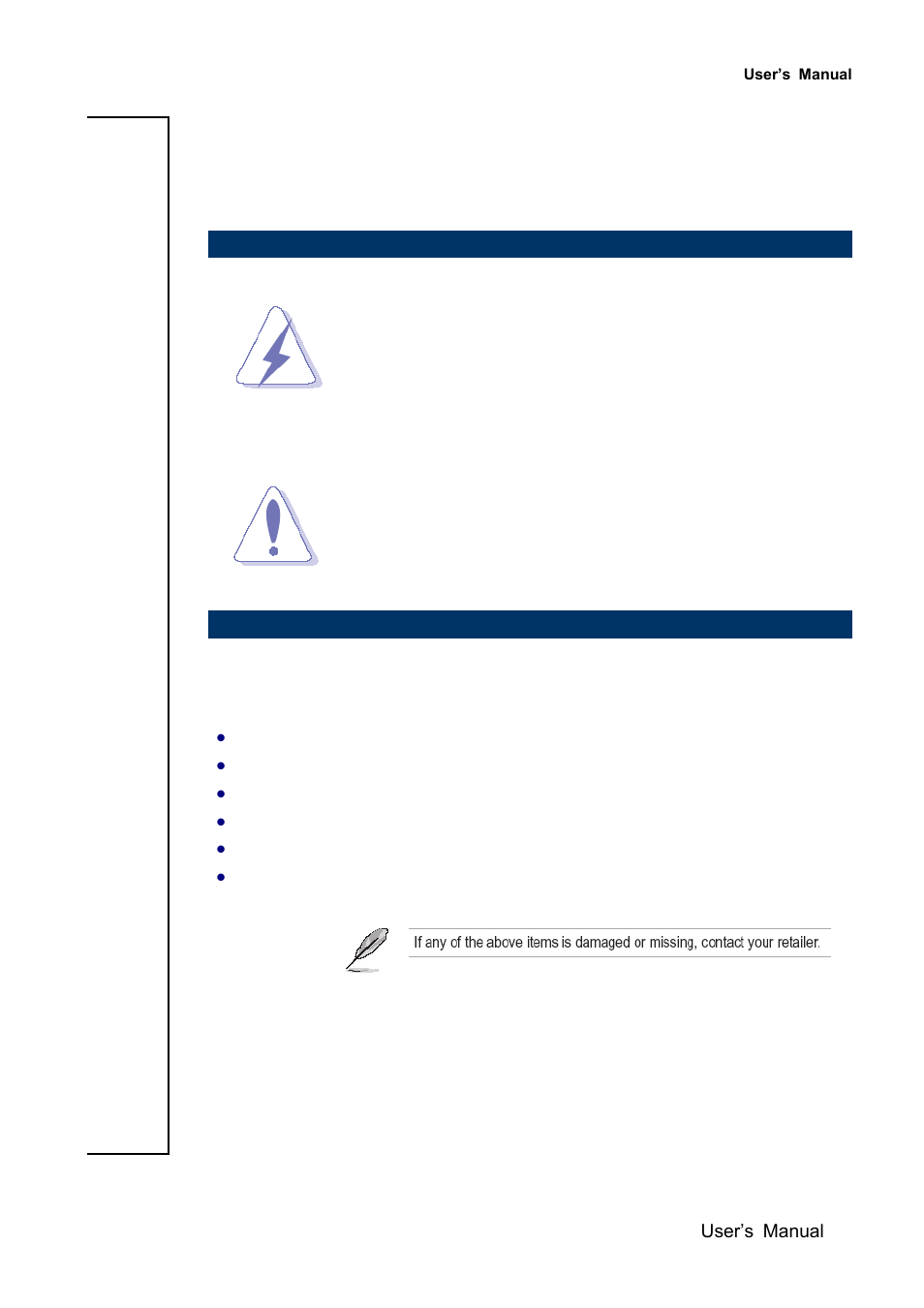 Getting started, Safety precautions, Packing list | Avalue EMX-QM67 User Manual | Page 9 / 102