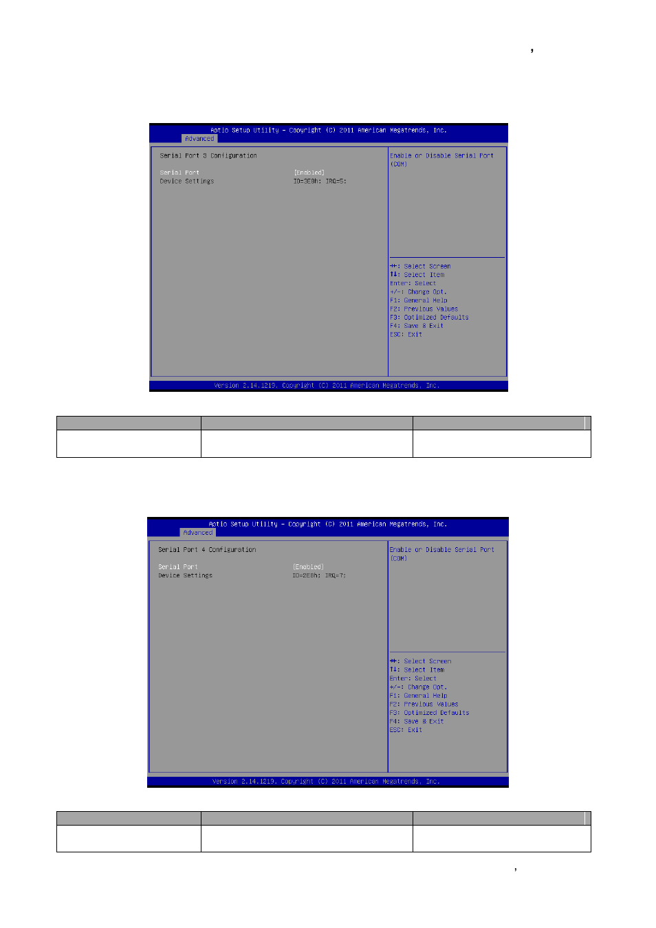 1 serial port 3 configuration, 2 serial port 4 configuration | Avalue EMX-CDV User Manual | Page 51 / 62