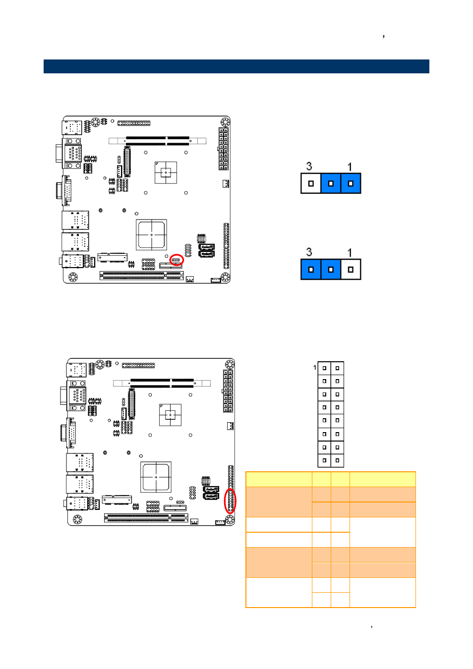 Setting jumpers & connectors, Clear cmos (jbat1), Miscellaneous setting connector (jftp1) | 4 setting jumpers & connectors | Avalue EMX-PNV User Manual | Page 21 / 70