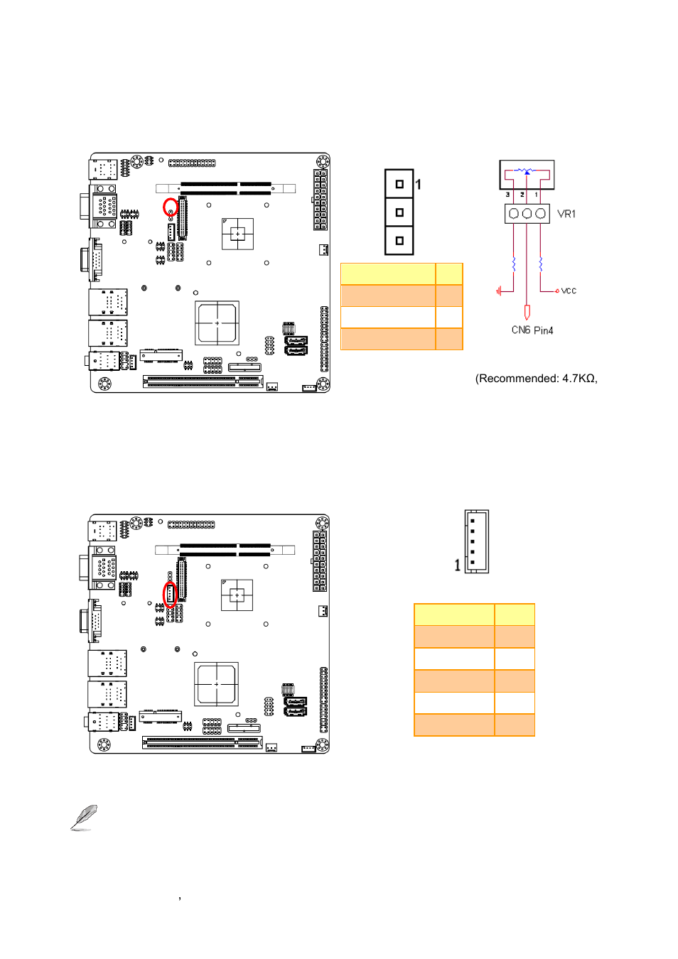 Lcd backlight brightness adjustment (vr1), Lcd inverter connector (cn6) | Avalue EMX-PNV User Manual | Page 26 / 70