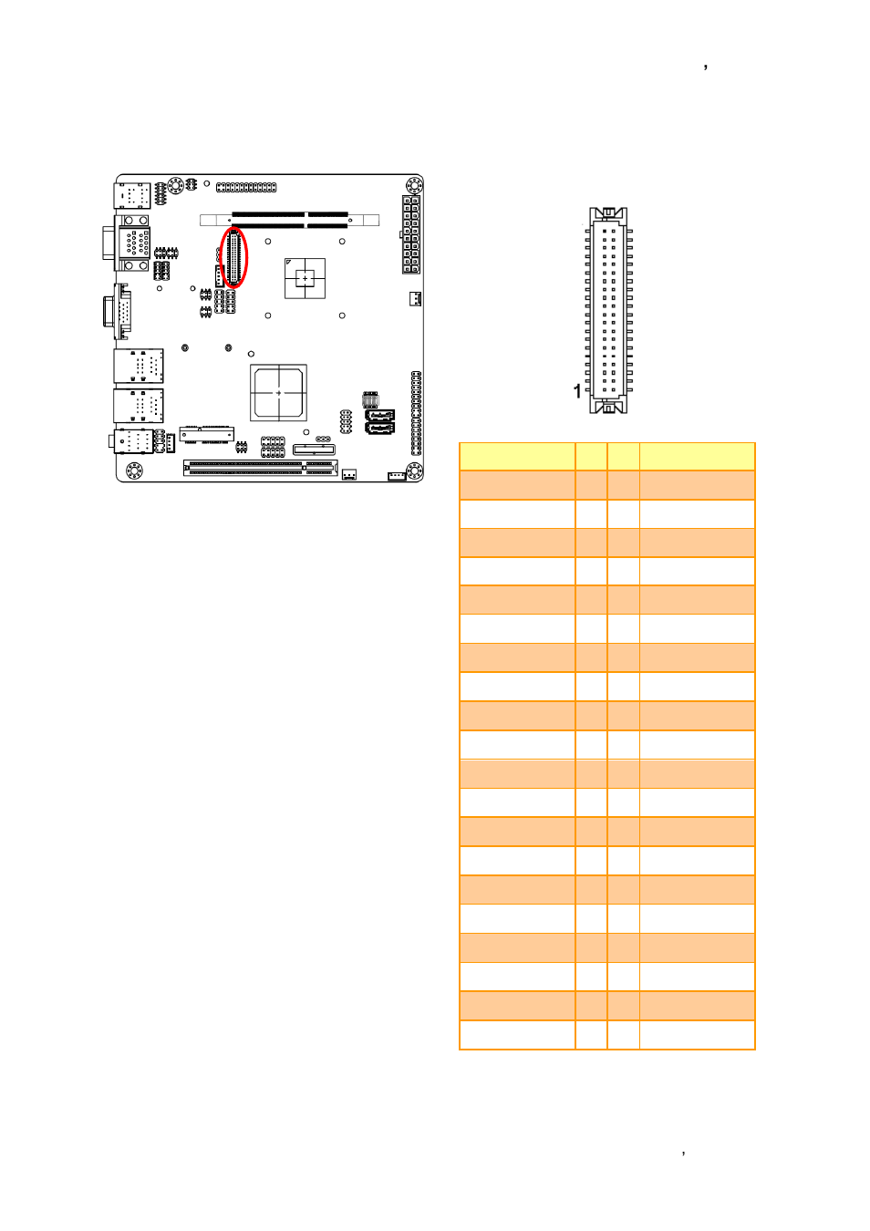 Lvds connector (lvds1) | Avalue EMX-PNV User Manual | Page 31 / 70