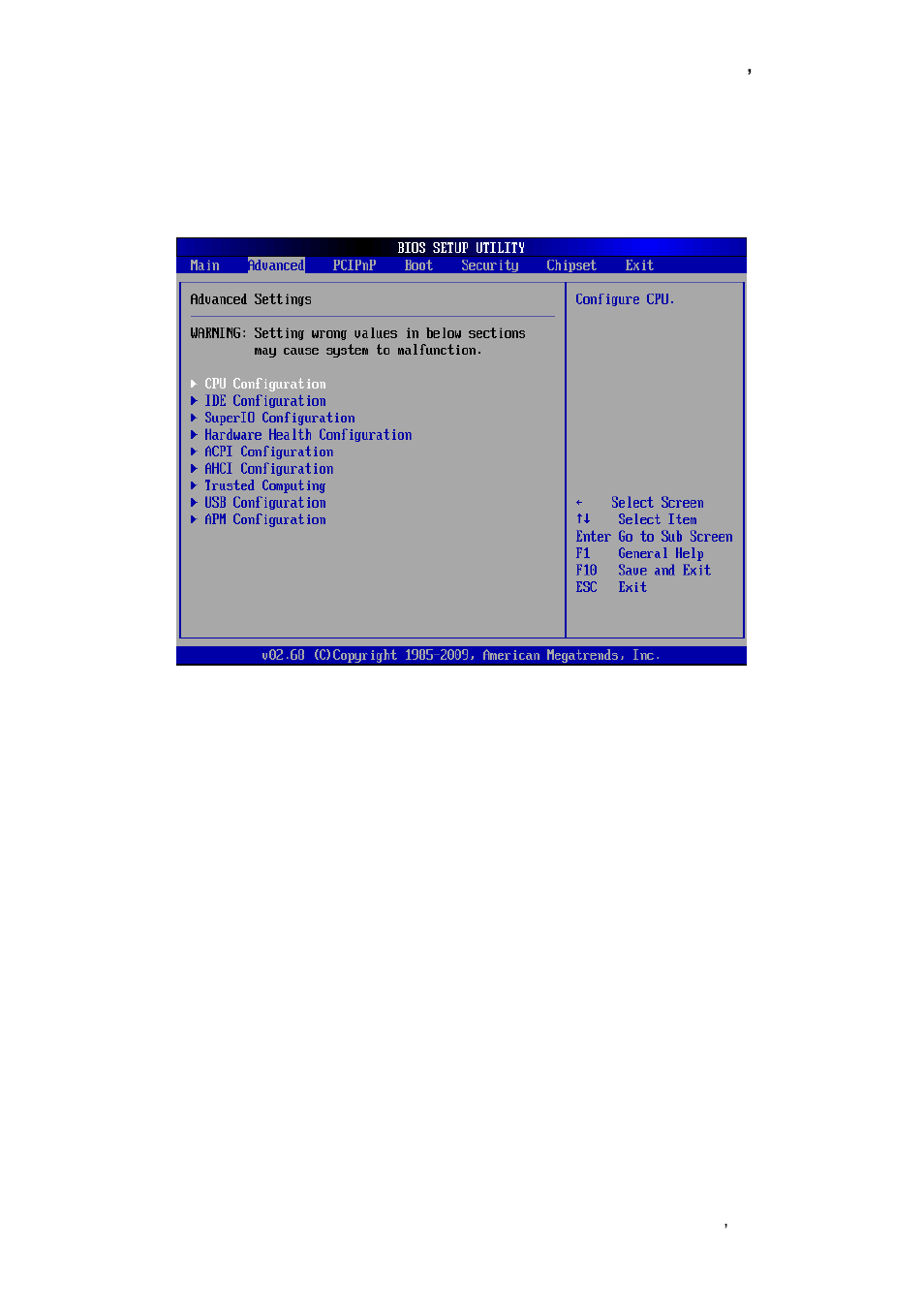 Advanced settings | Avalue EMX-PNV User Manual | Page 37 / 70