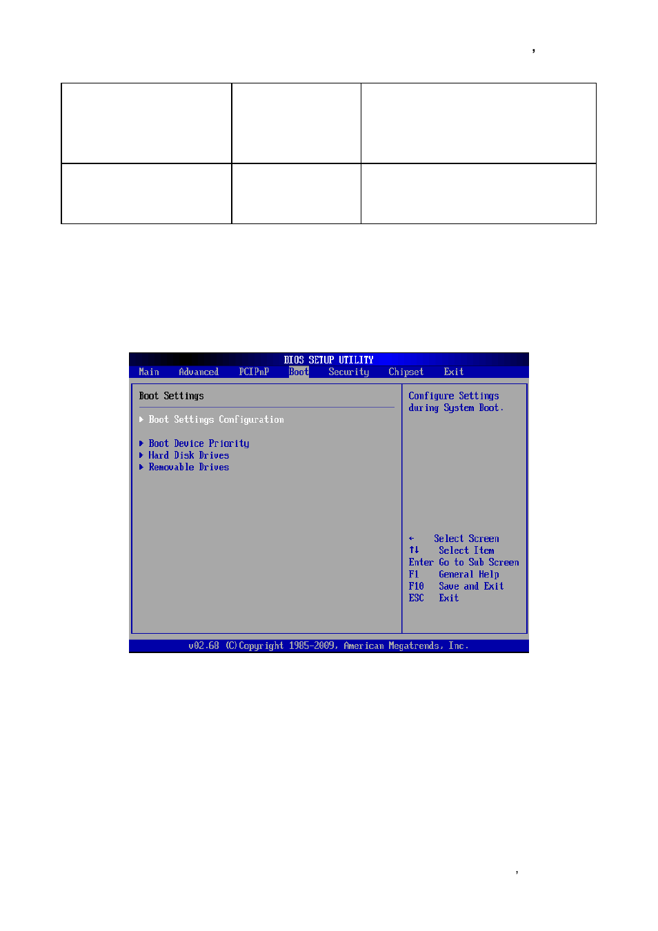 Boot settings | Avalue EMX-PNV User Manual | Page 55 / 70