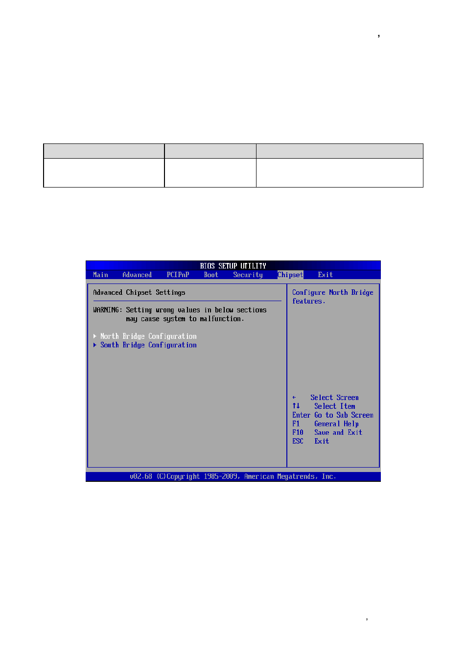 Advanced chipset settings | Avalue EMX-PNV User Manual | Page 59 / 70