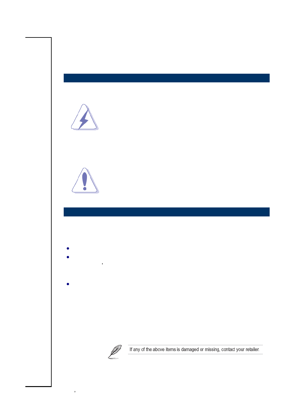 Getting started, Safety precautions, Packing list | Avalue EMX-PNV User Manual | Page 8 / 70