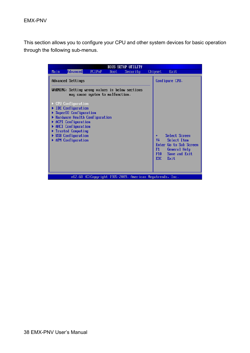 Avalue EMX-PNV User Manual | Page 38 / 71