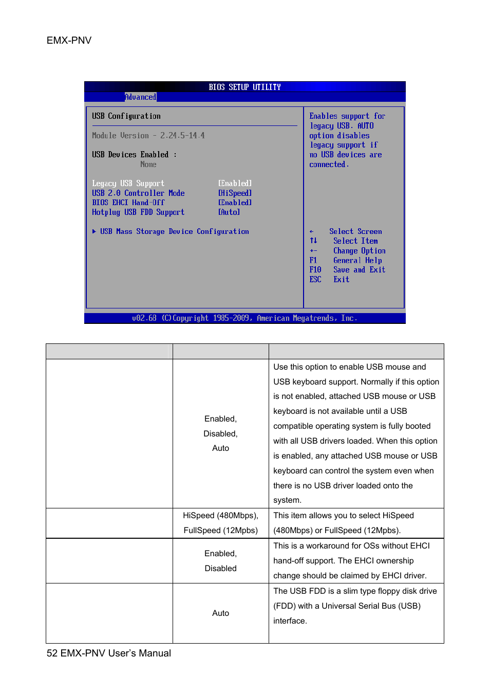 Avalue EMX-PNV User Manual | Page 52 / 71