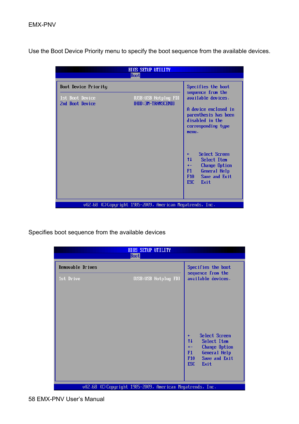 Avalue EMX-PNV User Manual | Page 58 / 71