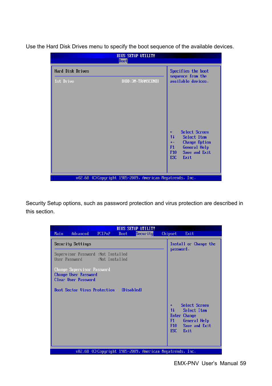 Avalue EMX-PNV User Manual | Page 59 / 71